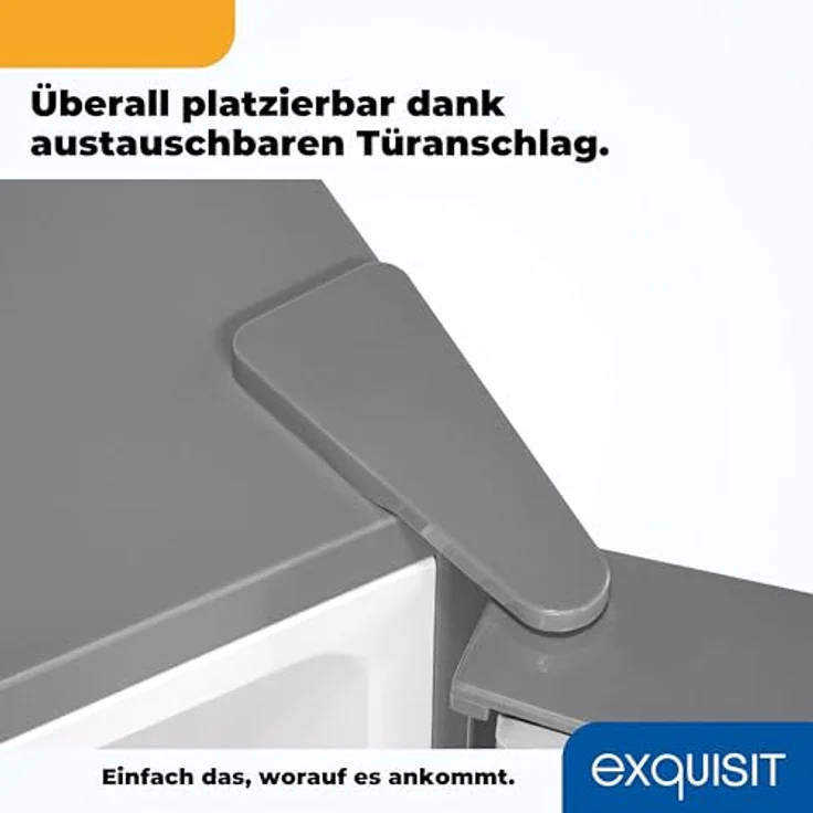 Exquisit Vollraumkühlschrank KS320-V-H-040D inoxlook | Nutzinhalt: 242 L – Bild 9