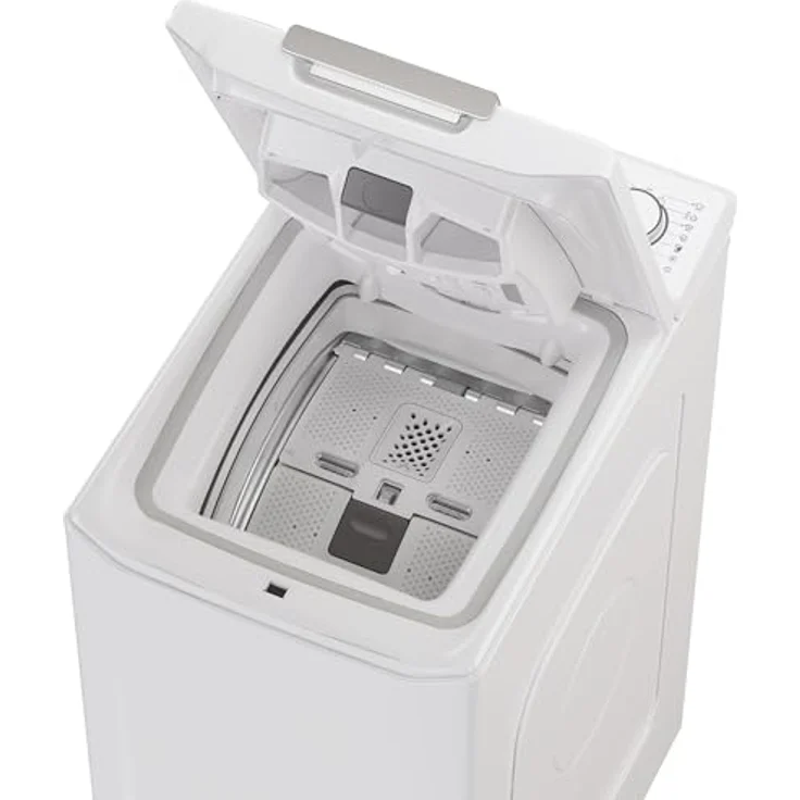 Candy TCA474TM5-S, Toplader Waschmaschine 7kg mit smarter Wi-Fi Bedienung und Hygiene+ Programm – Bild 4