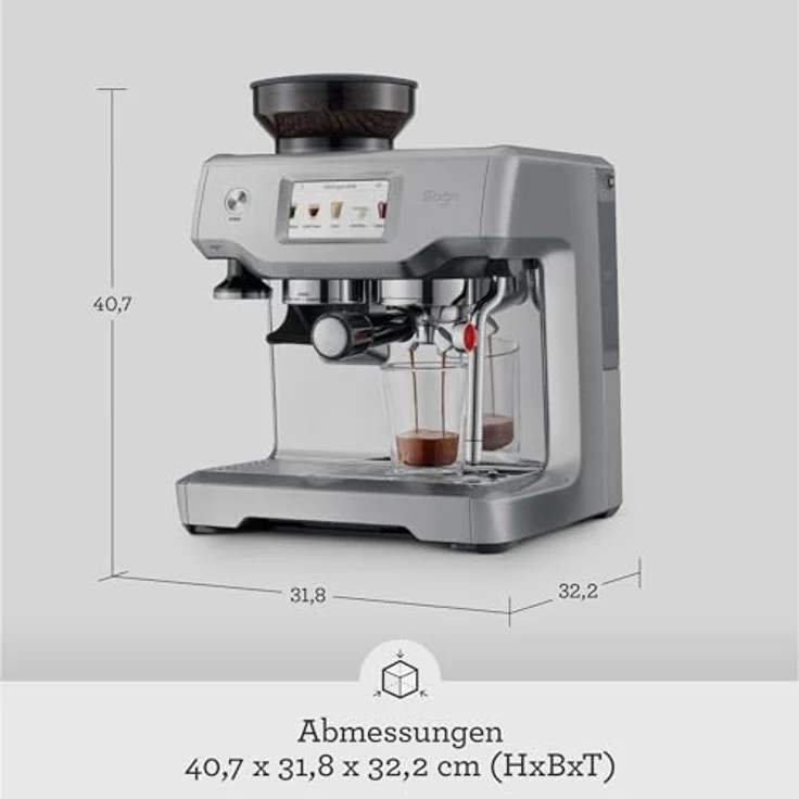 Sage Appliances SES880 Espressomaschine mit integriertem Mahlwerk, Schwarz – Bild 7