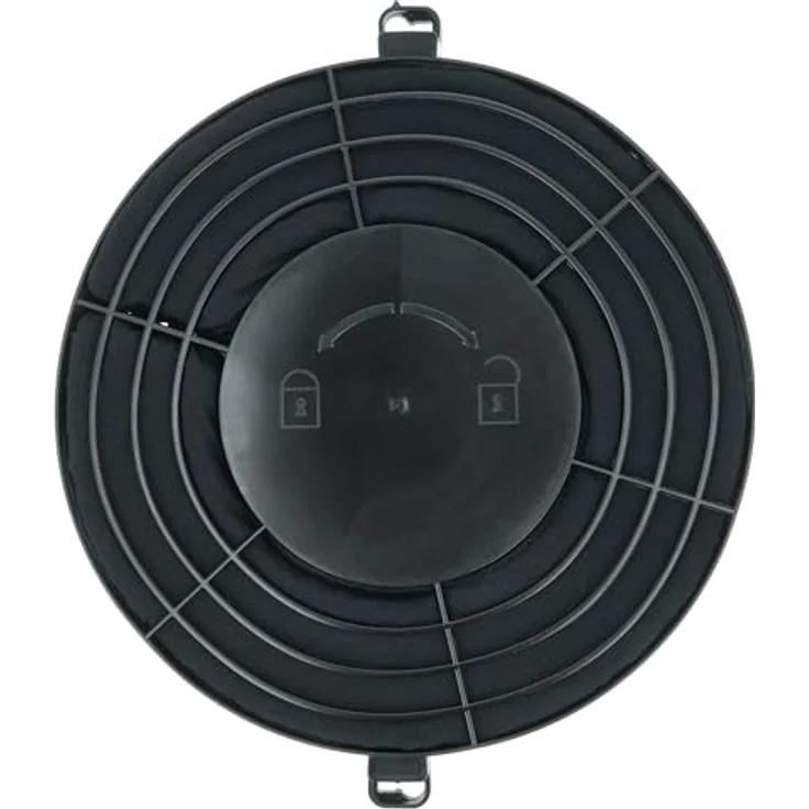 vhbw 2x Aktivkohlefilter für Ikea Dunstabzugshauben, Durchmesser 25,5 cm, schwarz – Bild 8