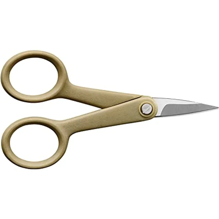 Fiskars ReNew Maniküreschere, Länge: 10 cm, Recycelter Edelstahl/Kunststoff, Aus 100% wiederverwertbaren Materialien, 1062548