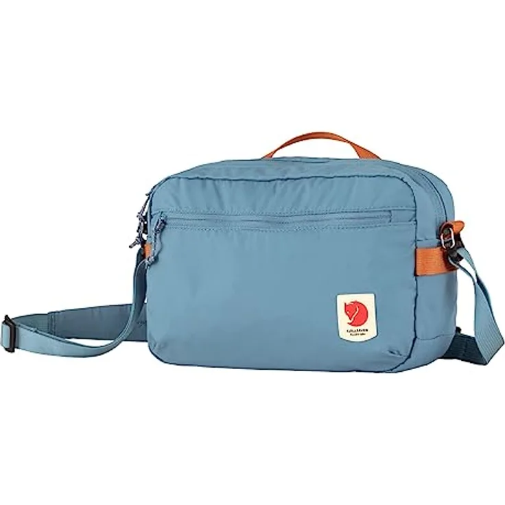 Fjällräven Umhängetasche High Coast Crossbody, Polyamid, Frontfach mit Reißverschluss, Hauptfach mit Reißverschluss, schwarz