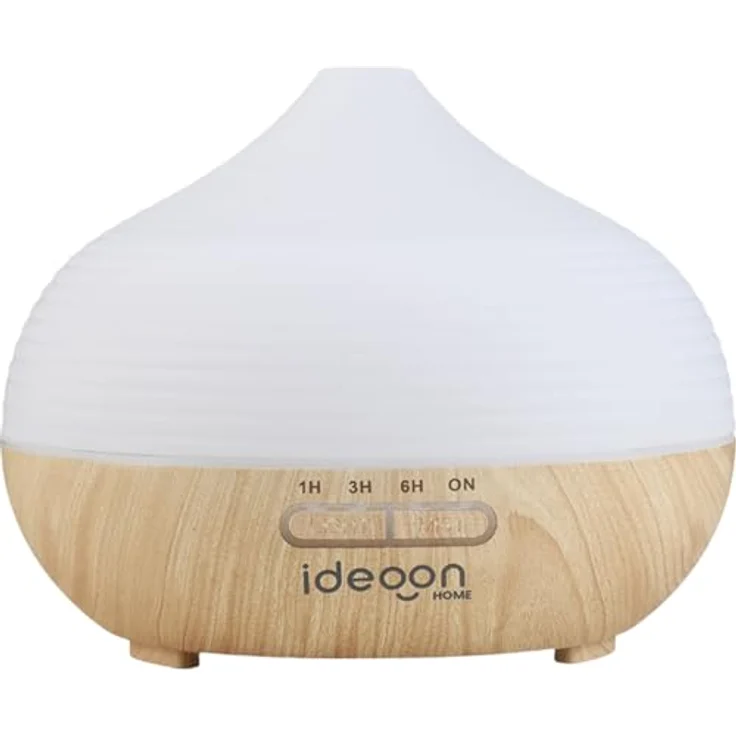 ideoon Aroma Diffusor & Luftbefeuchter 300ml, RGB Farblicht mit Timer für stimmungsvolle Atmosphäre – Bild 1