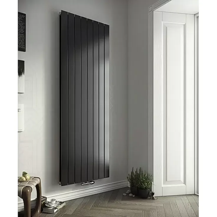 Ximax Raumheizkörper P1 Duplex, 44,5 x 180 cm, 1.182 W, Anthrazit, mit Mittelanschluss