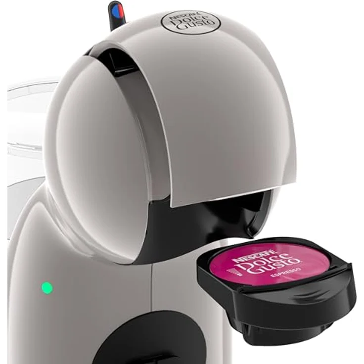 Krups KP1A3AF0 Dolce Gusto Piccolo, kompakte Kaffeekapselmaschine in Grau mit vielfältigen Getränkespezialitäten – Bild 7