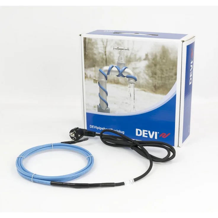 DEVI DPH-10 Heizband, selbstbegrenzend für Rohrbegleitheizung, 230V, 2m, blau