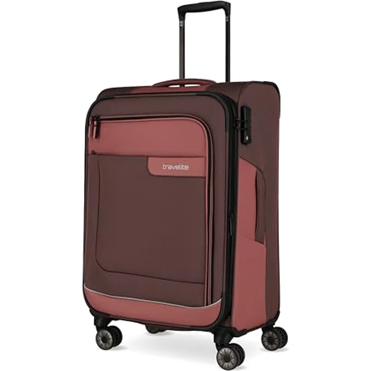 Travelite Viia 4w Trolley M 67 Frühlingsrose, 70 l Volumen – Bild 2