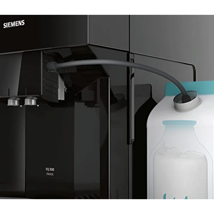 Siemens TP501R09 EQ.500 Integral Kaffeevollautomat mit integriertem Mahlwerk, 1500W, 1.7L Wassertank, für Pulver und Bohnen, schwarz – Bild 2