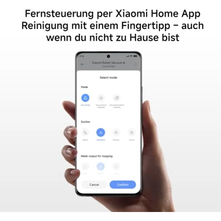 Xiaomi Roboter Staubsauger 6, Saugroboter mit 30.000 Pa Saugkraft, KI-Hinderniserkennung und selbstreinigender Basisstation – Bild 14