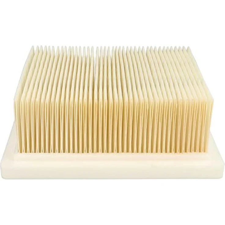 Vhbw Flachfaltenfilter Set, 2x kompatibel mit Worx WX031, WX031.9, weiß, für Nass- und Trockensaugen, staubfreie Raumluft – Bild 8