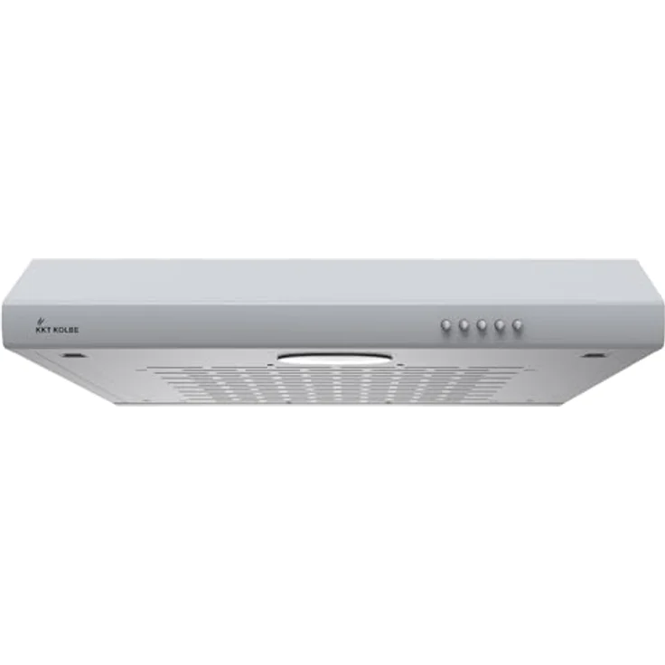 KKT KOLBE Dunstabzugshaube 60 cm | Unterbauhaube | Edelstahl | Druckknopf Bedienung | LED-Beleuchtung | Abluft Umluft | 3 Leistungsstufen | Silber UBH600S – Bild 1