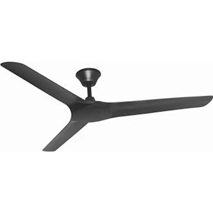Lucci air Deckenventilator Outdoor DC Abyss Schwarz 142 cm, mit Timer und Fernbedienung