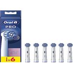 Oral-B Pro Sensitive Clean Aufsteckbürsten für elektrische Zahnbürste, 6 Stück - Entfernt bis zu 100% mehr bakteriellen Plaque, ultra-seidige Fasern, für eine sanfte und effektive Reinigung - Preisvergleich