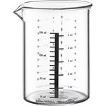 Küchenprofi Messbecher Glas, Transparent, 0,15 l mit Ausgießer für Milliliter, Unzen, Teelöffel und Esslöffel