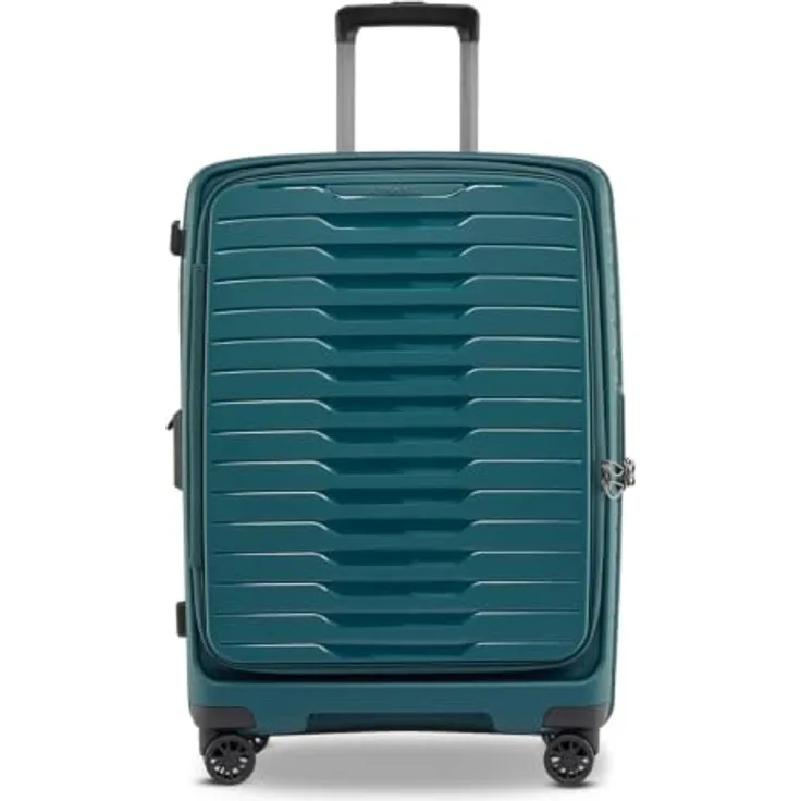 Stratic Novium 4 Rollen Trolley M 65.5 cm, Dehnfalte, 100% Polypropylen, petrol