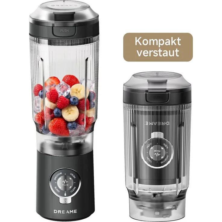Dreame PortFresh Akku-Smoothie-Maker, 120 W, USB-C, kabellos, kompakt und mobil
