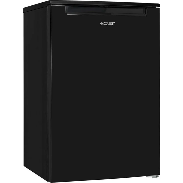 Exquisit GS81-040C Gefrierschrank, freistehend, schwarz, Breite 55 cm, Energieklasse C – Bild 1