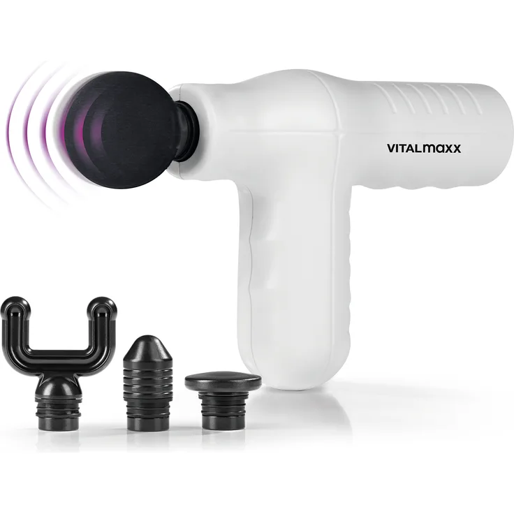 VITALmaxx Mini Massage Gun Smart Grip Weiß