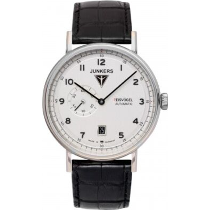 Junkers 6704-1 Eisvogel F13 Herren Uhr Automatik Armband Leder Armbanduhr Uhren