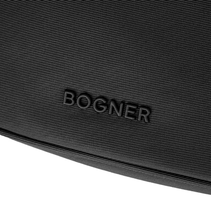 Bogner Maxon Schultertasche, 24 cm schwarz aus 100% Nylon, kompakt und stylish – Bild 5