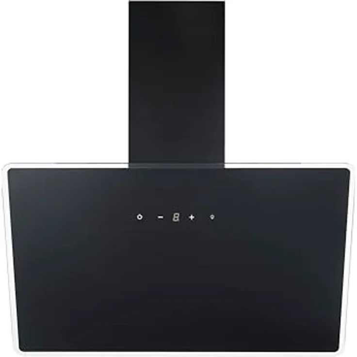 Respekta Dunstabzugshaube CH112080W, schräge Bauform, kopffrei, 80 cm, Schwarz  – Bild 1