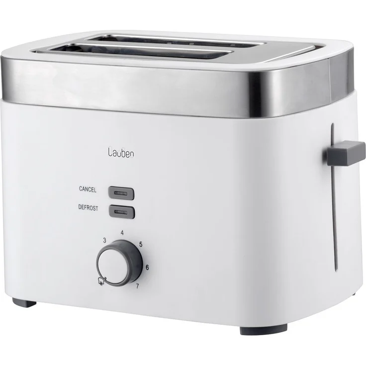 Lauben Toaster T17WS, 7 Bräunungsgrade, Krümelschublade, rutschfeste Füße