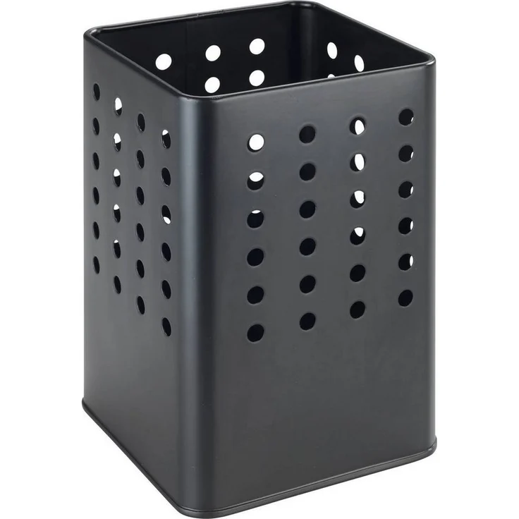 WENKO Geschirrständer, Zubehör für Geschirrstet, Behälter für Besteck und Küchenzubehör, elegantes Schwarz – Bild 1