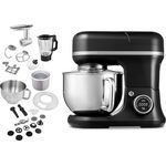 MEDION MD18440 4 in 1 Universal Küchenmaschine, 1.200 Watt, 8 Stufen, digitale Steuerung, schwarz