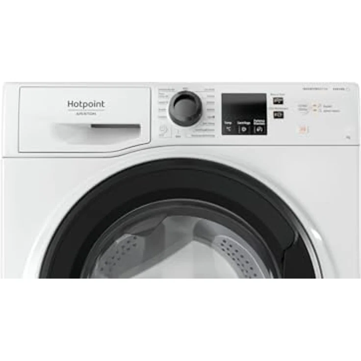 Hotpoint NF746WK IT, Frontlader Waschmaschine mit 7 kg Kapazität, 1400 RPM, Energieeffizienzklasse A, Weiß – Bild 2