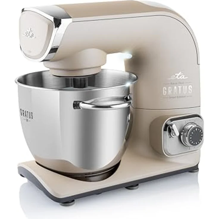ETA Gratus EVO Smart Küchenmaschine I Vollmetall I 5.5 Liter Schüssel I 1500 Watt I Knetmaschine I Rührmaschine I Zubehör Paket inkl. Fleischwolf – Bild 2