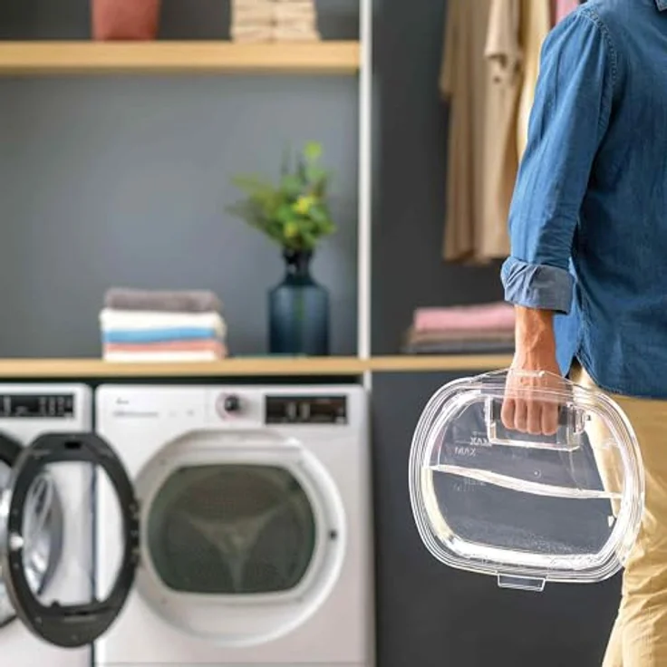 Hoover H-DRY 350 hOn-App Connected, Wärmepumpentrockner 9 kg mit AquaVision, Weiß, Woolmark-zertifiziert – Bild 6