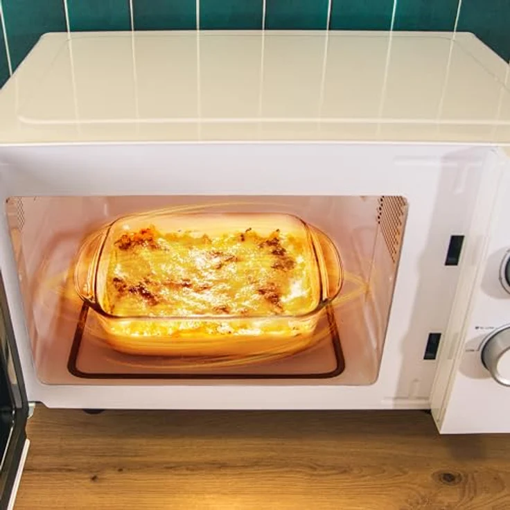 Cecotec Mikrowelle mit Grill Proclean 3010 Flatbed Mikrowelle 20 l, 700 W, 6 Stufen, flacher Hohlraum für große Speisen, modernes Design, 3DWave-Technologie – Bild 5