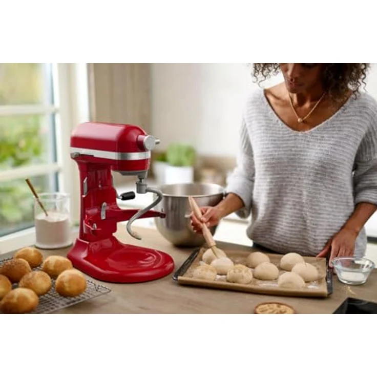 KitchenAid 5KSMBLSD Knethaken, Silberbeschichteter, Silber - Hochwertige Material, Hochwertige Abmessungen, Robustheit – Bild 2