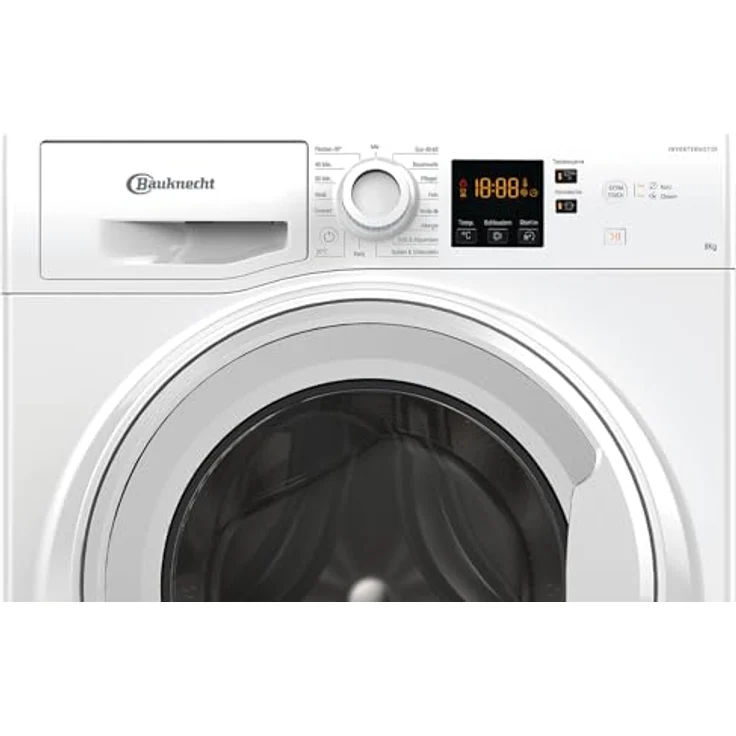Bauknecht W8 W6400 A, Frontlader Waschmaschine mit 8kg Fassungsvermögen, Mehrfachwasserschutz+, Weiß – Bild 5