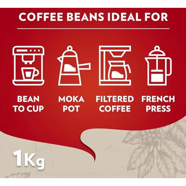 Lavazza Kaffee Qualita Rossa, ganze Bohnen, Bohnenkaffee, 3er Pack, 3 x 1000g – Bild 8