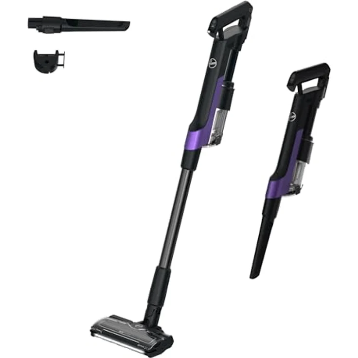 Hoover HF2, ultraleichter kabelloser Akku Staubsauger mit 3X Verdichtung, Anti-Twist, LED-Leuchten, 40 min Laufzeit für alle Böden – Bild 1