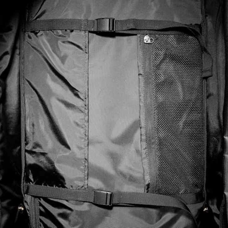 Tatonka Travel Roller 60, Koffer mit 60 l Volumen, Schwarz, arretierbarer Griff, separates Schuhfach, Kompressionsriemen – Bild 13