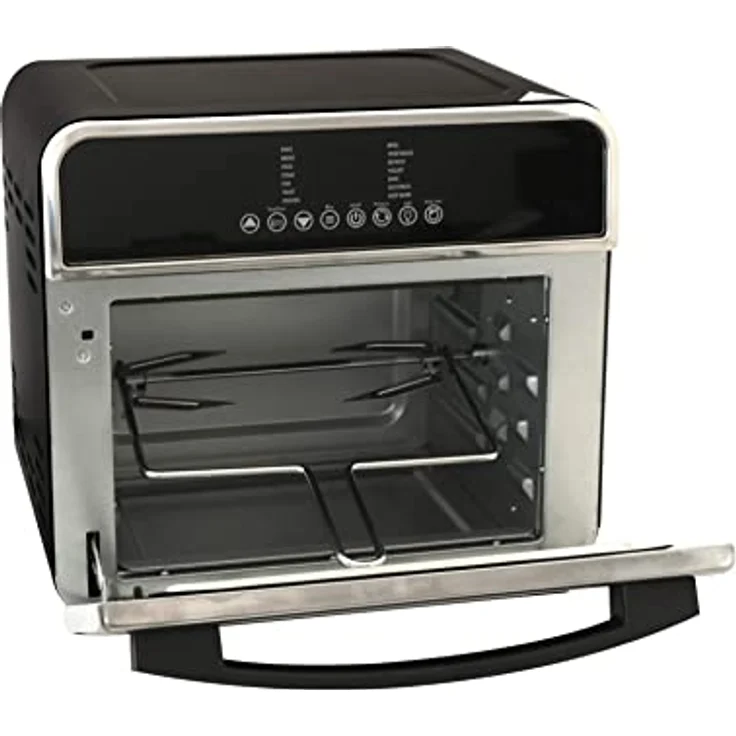 Deski Minibackofen, Standgerät, Garraum 15 l, Leistung 1600 W, Abmessungen in cm 33 x 35 x 34 schwarz, edelstahl – Bild 5