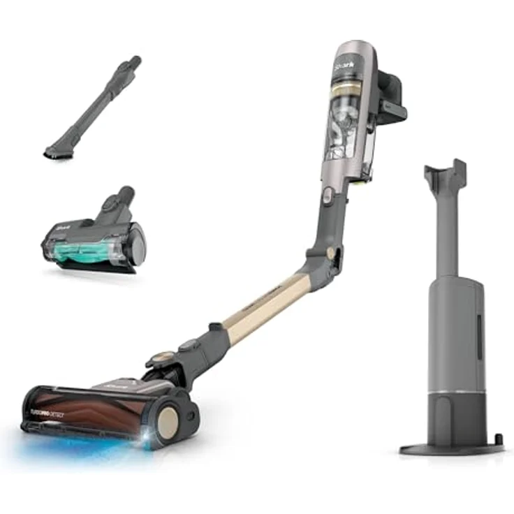SHARK IA3246EUTIV PowerDetect Speed Luxe Collection Clean & Empty, Akku-Staubsauger mit selbstentleerender Ladestation, 350 Watt, bis zu 60 Minuten Laufzeit – Bild 1