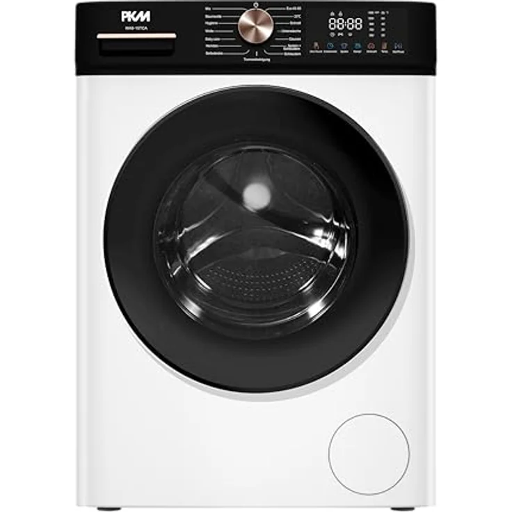 PKM WA8-15TCA Waschvollautomat 1400 UpM, 8 kg Fassungsvermögen, 15 Programme, Dampf-Funktion, bürstenloser Motor – Bild 1