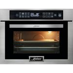 Kaiser EM 6307 R Einbau Mikrowellen Backofen, 38 L, 45 cm Hoch, Touch Control, 22 Funktionen, Elektronische Schaltuhr, Heißluft System, Infrarotgrill, Edelstahl, Mikrowelle Backofen