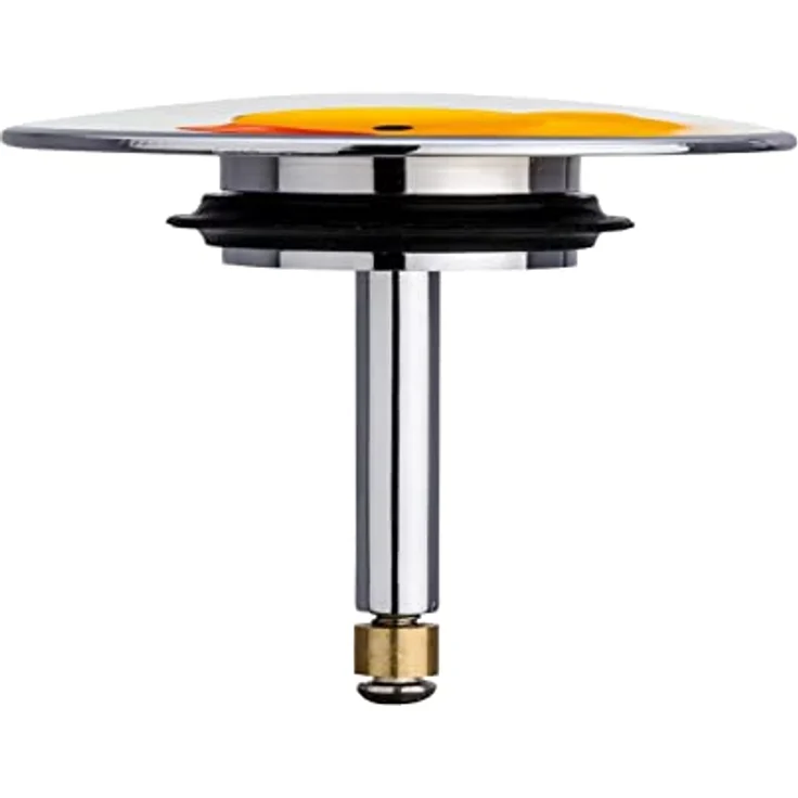 WENKO Badewannenstöpsel Pluggy® XXL Duck - Abfluss-Stopfen, für alle handelsüblichen Abflüsse, Kunststoff, 7.5 x 6 x 7.5 cm, Mehrfarbig – Bild 3