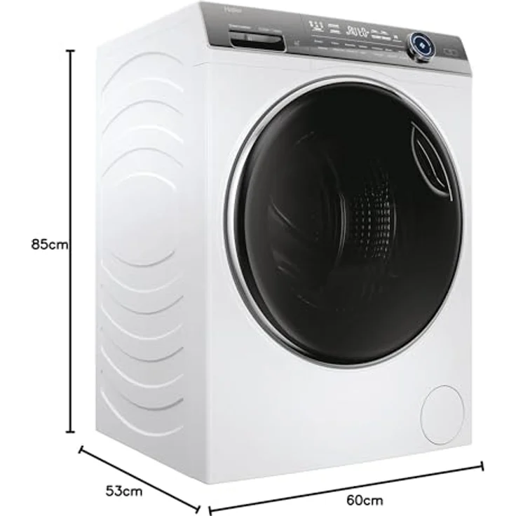 Haier HW110-B14979U1 Frontlader 11 kg 1.400 U pro Min WLAN (Wi-Fi) - Energieeffizienz A -30%, Direct Motion Motor, Dampffunktion, Smart Dual Spray, Antibakterielle Technologie, Wi-Fi & hOn App, Pillow-Schontrommel, Trommelinnenbeleuchtung, Personalisiertes Wascherlebnis, Endzeitvorwahl, i-Time, XL-Trommel – Bild 11