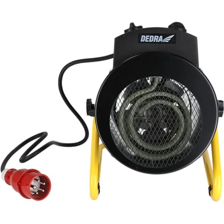 Dedra Elektrische Heizung DED9932B, 5000W 400V 3-Phasen rund – Bild 4