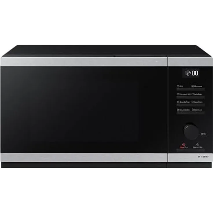 Samsung MG23DG4524ATE2, Grill-Mikrowelle mit 23 l, 800 W Leistung, integriertes Display und 8 Kochfunktionen