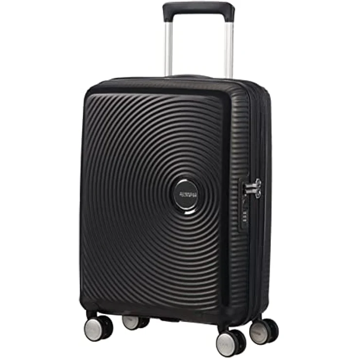 American Tourister Soundbox - Spinner S Erweiterbar Handgepäck, 55 cm, 41 L, Schwarz (Bass Black) – Bild 1