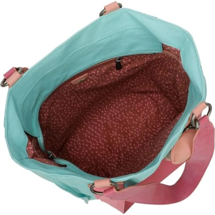 Fritzi aus Preußen Izzy02, Canvas Shopper Tasche mit 100% Baumwolle, 32 cm x 11 cm x 38.5 cm, blau – Bild 3