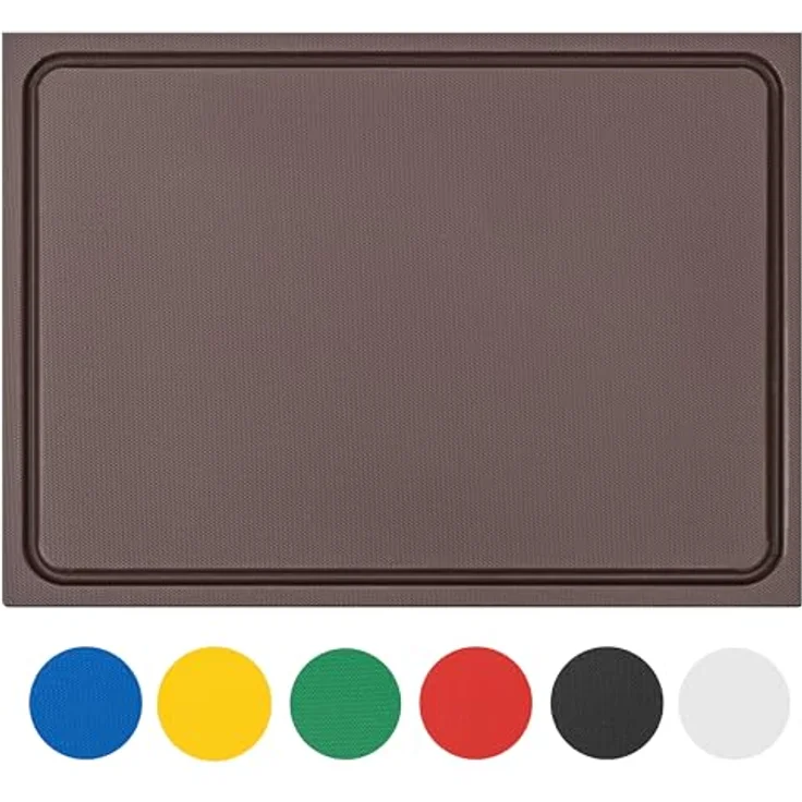 MUVELL Schneidebrett HDPE500, Kunststoff, 60 x 40 x 2 cm, rutschfest, hygienisch, spülmaschinengeeignet – Bild 2