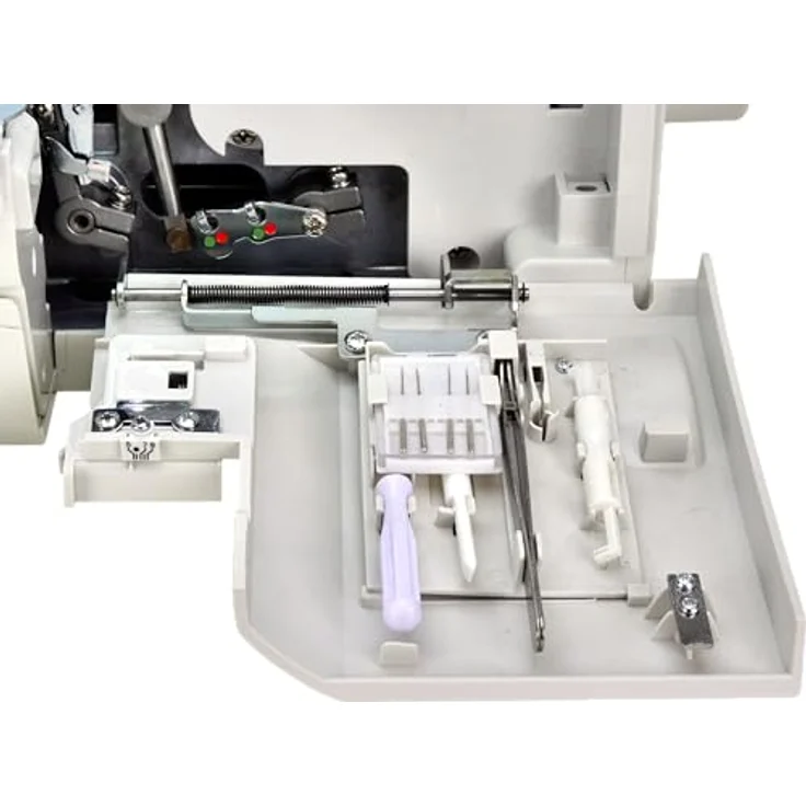 W6 WERTARBEIT Overlock-Nähmaschine W6 N 454D Pro, 16 Programme, mit viel Zubehör – Bild 5
