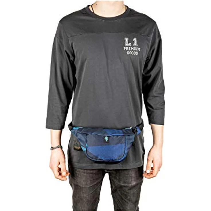 NITRO Urban Gürteltasche 25 cm, Polyester in Blau, 25 x 8 x 14 cm – Bild 2
